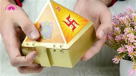 Wish Box Cho Ku Rei Wooden Pyramid Reiki Symbol Wooden Wish Box