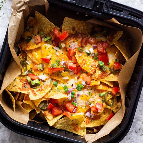 Air Fryer Nachos Easy And Cheesy Ifoodreal Com