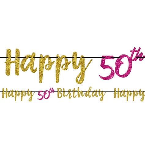 Banner Happy Birthday 50 365m