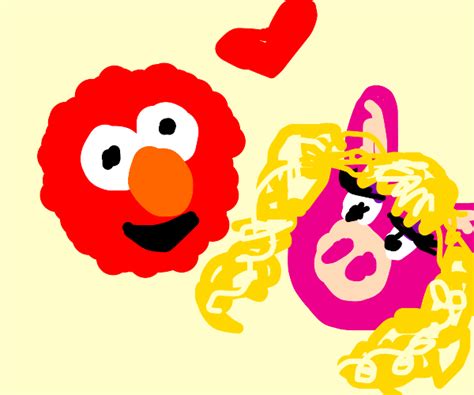 Elmo Is In Love With Miss Piggy Drawception