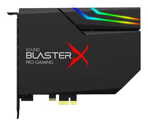 Sound Blaster X Ae5 Plus Pcie Sound Card Aurora Reactive Rgb 1x Rgb