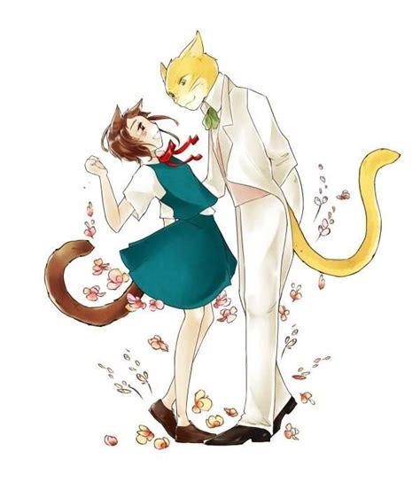 As a reward she is taken to the kingdom of the cats where she reluctantly begins to transform into a cat. The Baron and Haru. The Cat Returns | Studio ghibli fanart ...