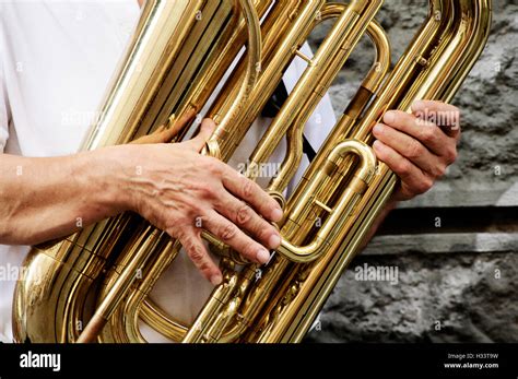 Brass Band Instruments Hi Res Stock Photography And Images Alamy