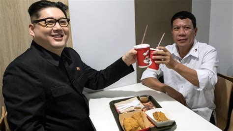 In Pictures Rodrigo Duterte And Kim Jong Un Impersonators Cause A Stir