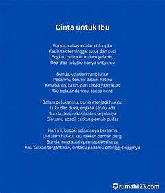 Puisi Surat Dari Ibu