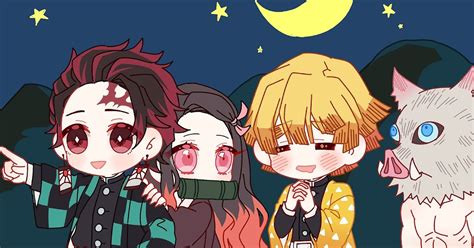 Zenitsu agatsuma is one of the two tritagonists (alongside inosuke hashibira) of the 2016 fantasy horror manga and anime series demon slayer kimetsu no yaiba. Zenitsu Wallpaper Chibi