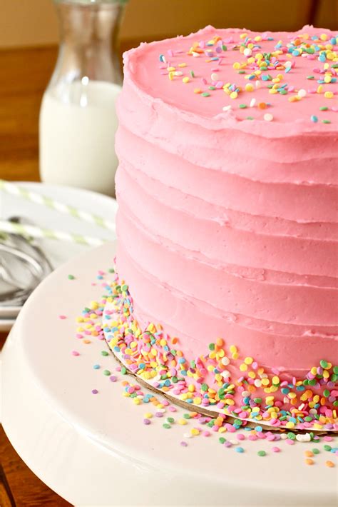 Pink Vanilla Bean Birthday Cake Smells Like Home