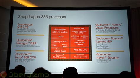 Qualcomm Snapdragon 835 Processor Revealed Ubergizmo