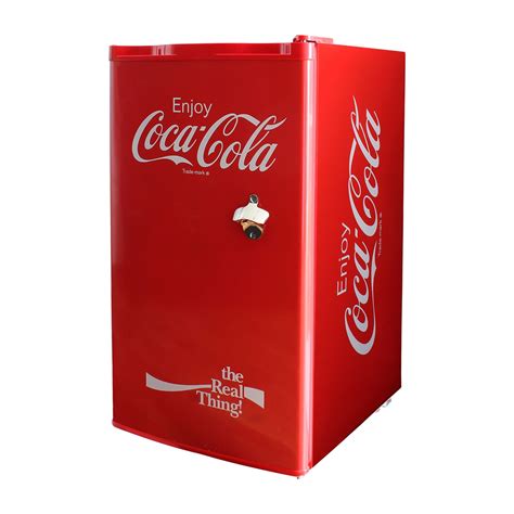 Nostalgia Coca Cola Refrigerador Con Congelador Pies C Bicos