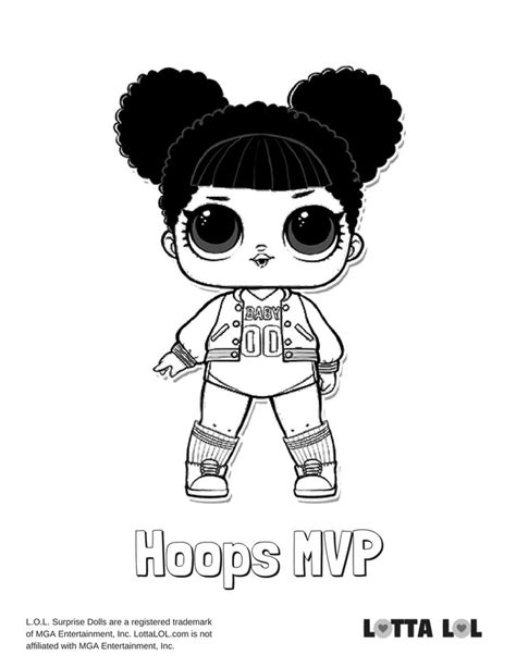 Hoops Mvp Coloring Page Lotta Lol Coloring Pages