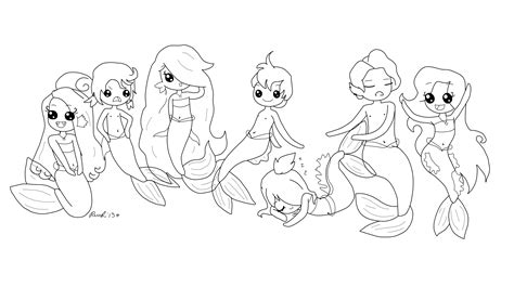 Free Anime Blue Mermaid Coloring Pages That Are Freean Download Free