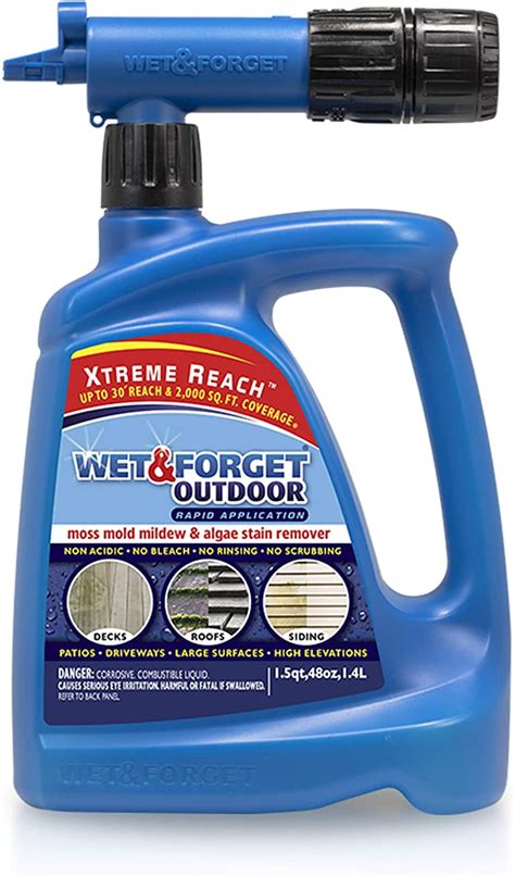 Wet And Forget Roof And Siding Cleaner For Easy Removal Of Mold Mildew