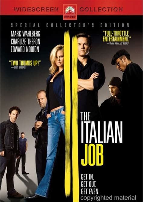 Italian Job The Widescreen Dvd 2003 Dvd Empire