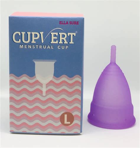 Medical Grade Silicone Cupvert Reusable Menstrual Cup For Women Large