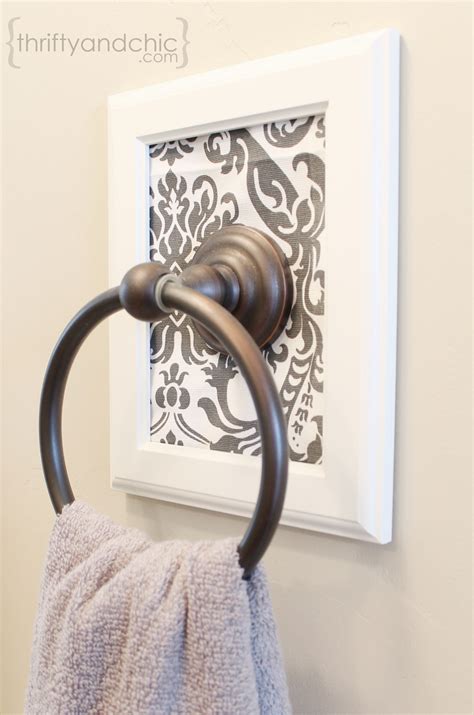 Hanging bathroom towel storage kitchens. Thrifty and Chic - DIY Projects and Home Decor