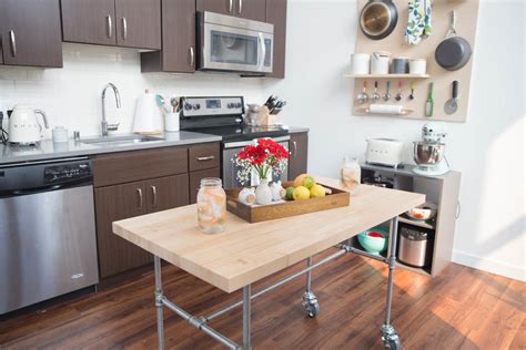 How to Build a Kitchen Table on Wheels | Kitchen design ...