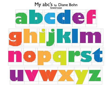 From Blank Pages My Abcs Lowercase Alphabet Pattern