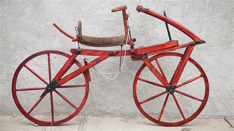 Inventor De La Bicicleta Karl Von Drais Y Su Draisiana