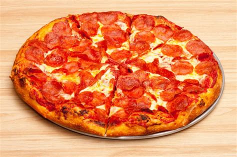 Pepperoni Pizza Stock Photo Image Of Snack Meal Cheese 20700086