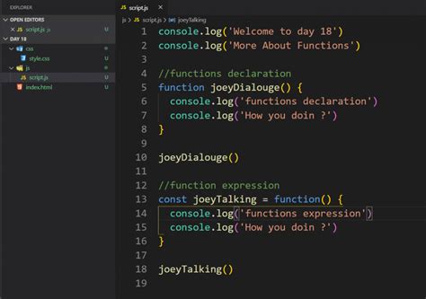 Maybe you would like to learn more about one of these? Different types of function - JavaScript Series - Part 18 ...