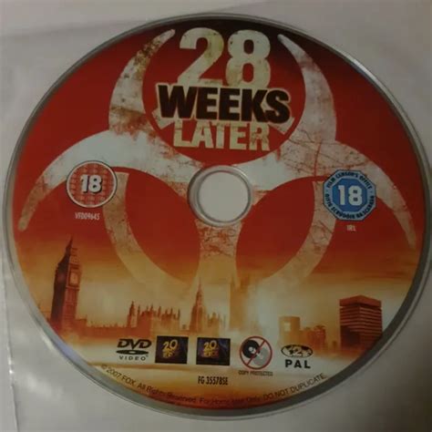 Weeks Later Robert Carlyle Imogen Poots Dvd Film Disc Only Picclick