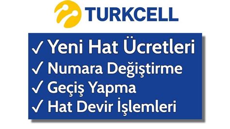 Turkcell Hat Fiyatları YENİ Faturalı Faturasız