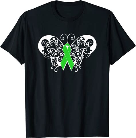 Lymphoma Cancer Awareness T Shirt Ribbon Butterfly Men Buy T Shirt