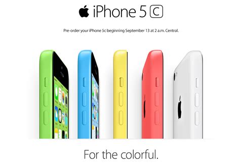 Iphone 5c Pre Orders Start At Midnight