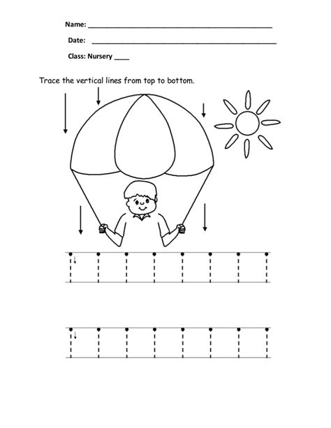 You can then print your handwriting worksheet for immediate practice. Tracing vertical lines