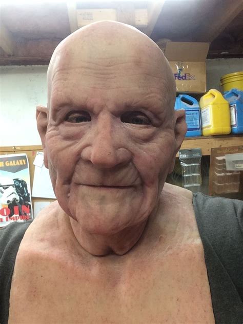 Grampy Barry Bald Old Man Silicone Mask Very Realistic Made To