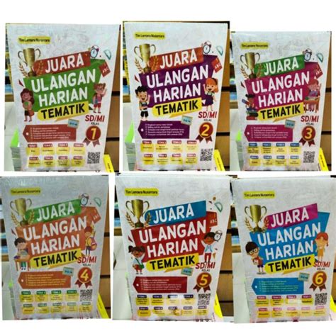 Jual Juara Ulangan Harian Tematik Sd Kelas 1 2 3 4 5 6 Ringkasan Semua Materi Tematik Shopee