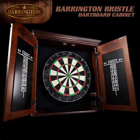 Barrington Chatham Bristle Dartboard Cabinet Set Md Sports