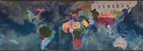 The World In 1444 Divided Into 100 Nations Of Almost Equal