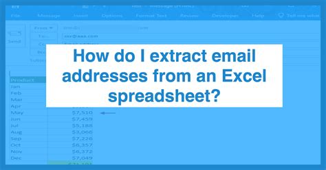 How To Extract Email Addresses From An Excel Worksheet Anyleads