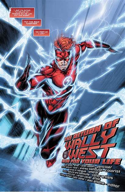 Wally Flash West Dc Comics Titans Kid
