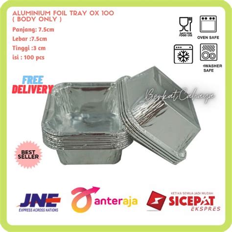 Jual Aluminium Foil Cup Ox 100 Alumunium Foil Tray Kotak Alumunium