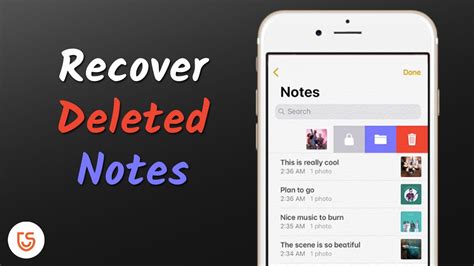 How To Recover Deleted Notes From Iphoneipad Without Backup Youtube