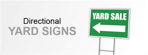 Custom Directional Yard Signs Traffic Parking Event And More