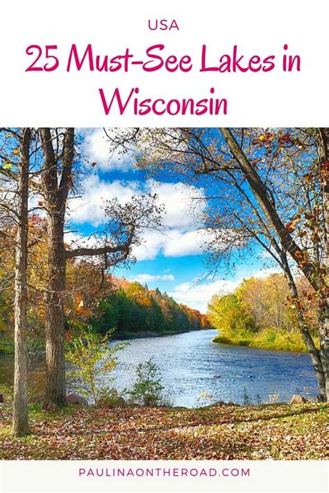 30 Best Lakes In Wisconsin Why We Love Them Paulina On The Road