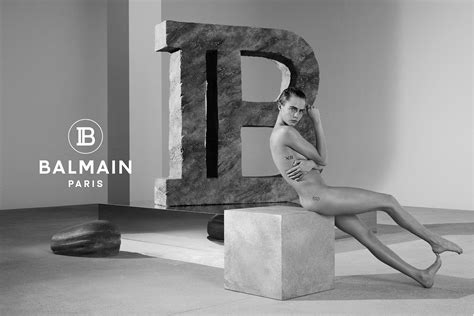 Cara Delevingne Fappening Nude For Balmain Campaign 9