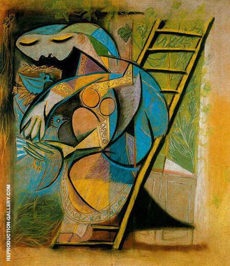 Woman With Doves 1930 By Pablo Picasso Oil Painting Reproduction