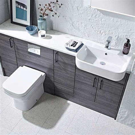 Base unit & toilet roll unit † 300 depth unit only • 300 and 180 slimline available. Roper Rhodes Cover Semi-Countertop Basin | Fitted bathroom, Fitted bathroom furniture, Budget ...