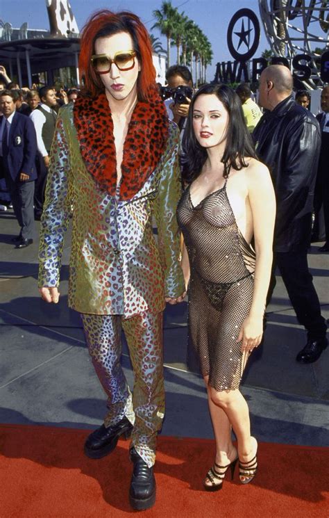 Rose Mcgowan Says Her Iconic Nearly Nude Vma S Dress Was A Political Statement