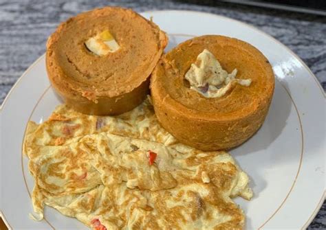 Moi Moi And Fried Egg Recipe By Ifee Jessica Cookpad
