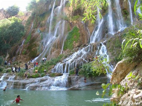 Iran Nature Waterfall Lorestan Bisheh Iran Nature