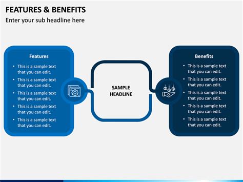 Features and Benefits PowerPoint Template | SketchBubble
