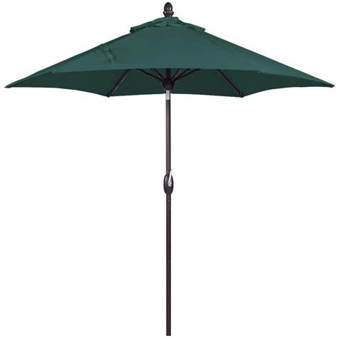 Sorara 9 Ft Polyester Patio Umbrella In Dark Green Apau9386ctadg The