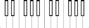 So you're looking at the piano keyboard and want to figure it out. 2 Octave Piano Keys Clip Art at Clker.com - vector clip ...