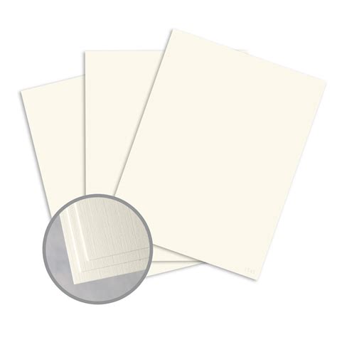 Ivory Paper 8 12 X 11 In 24 Lb Writing Linen 100 Recycled Loop