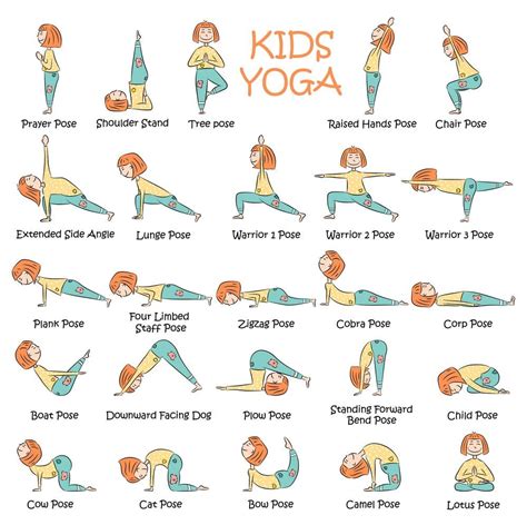 Kids Yoga Poses Easy Yoga Poses Yoga For Kids Exercise For Kids